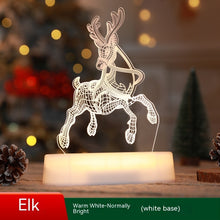 3D Lamp Acrylic LED Night Lights -Christmas  Gift  Home Decor Lamp