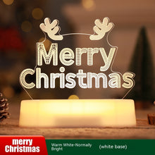 3D Lamp Acrylic LED Night Lights -Christmas  Gift  Home Decor Lamp